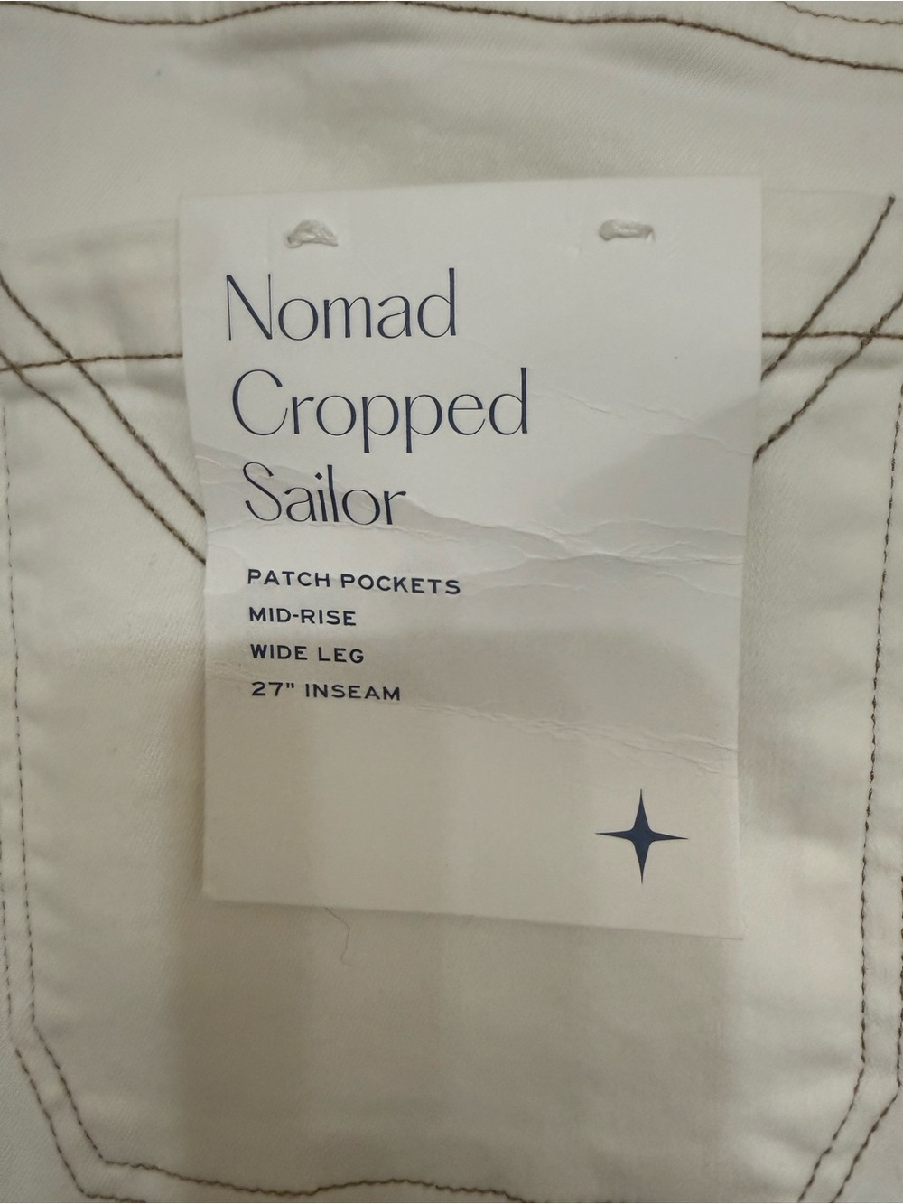 Voyageur White Nomad Cropped Sailor - Picture 3 of 8